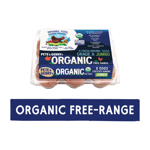Photo of Pete And Gerry's Organics Organic Eggs Eggs, Organic, Jumbo, Grade A