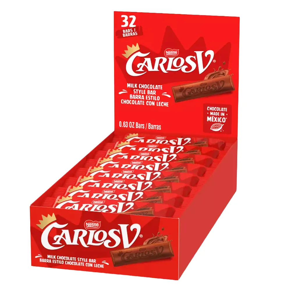 Photo of Carlos V Nestle Milk Chocolate Style Bar 8(32ct X 0.63oz)