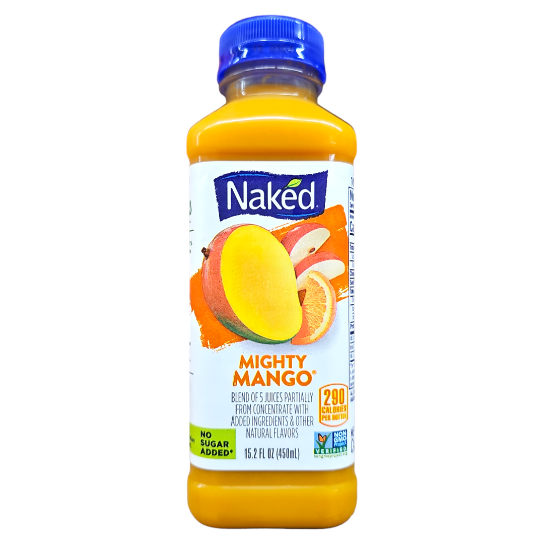 Photo of Naked Mighty Mango Fruit Juice Smoothie - 15.2 Fl Oz Bottle