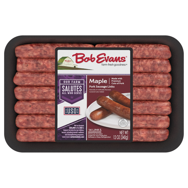 Photo of Bob Evans Farms Pork Sausage Links, Maple