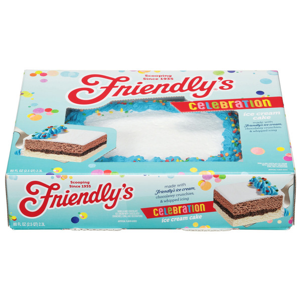 Photo of Friendly's Celebration Premium Ice Cream Cake, 80 Fl Oz