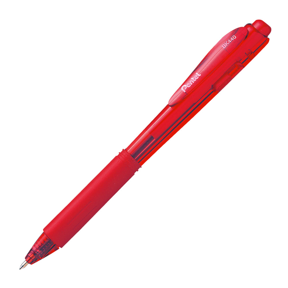 Photo of Pentel WOW! Retractable Ballpoint Pen, Medium 1 Mm, Red Ink/Barrel, Dozen
