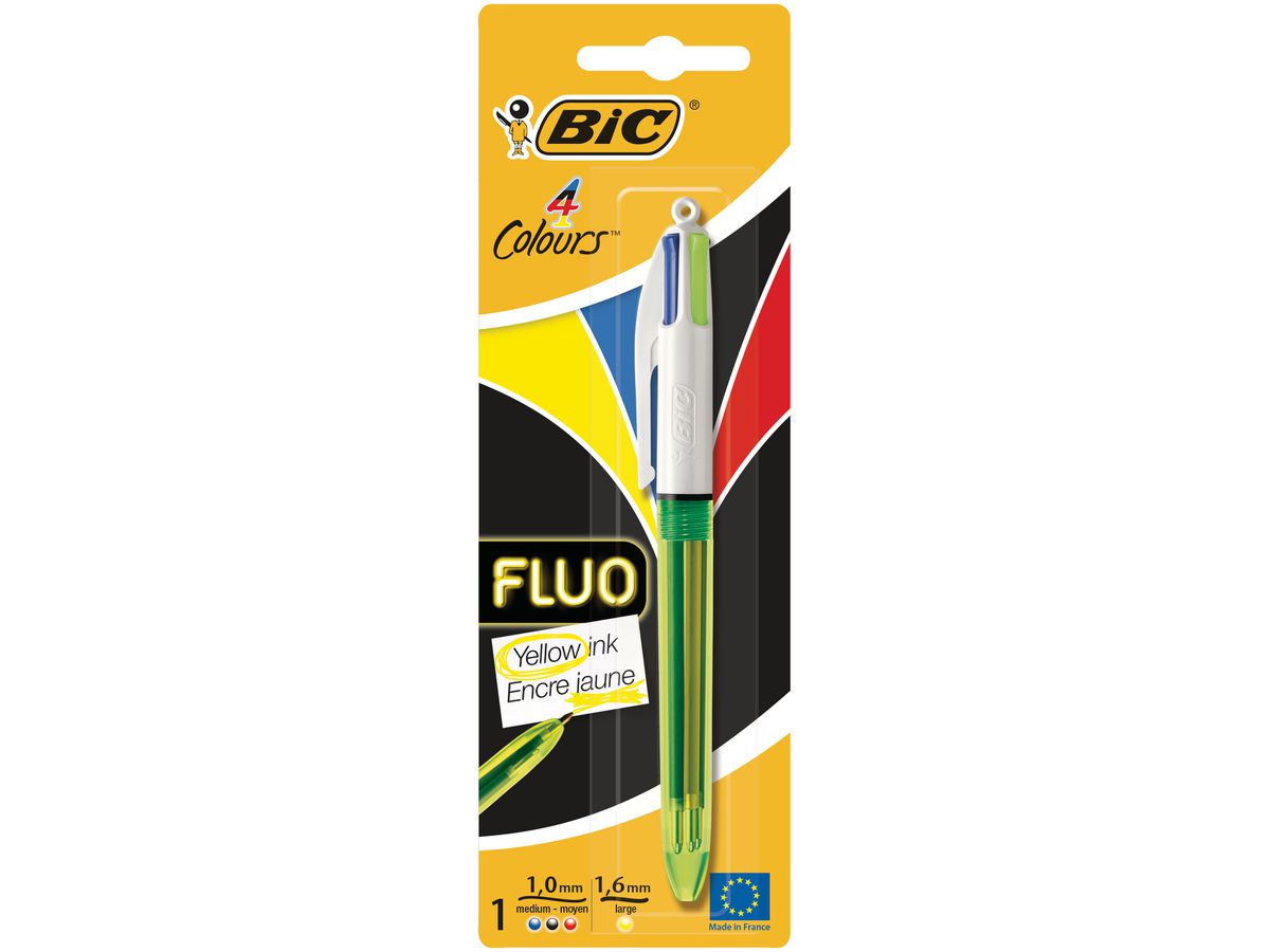 Photo of BIC 4 Colours Options Ballpoint Pen, Multi Ink