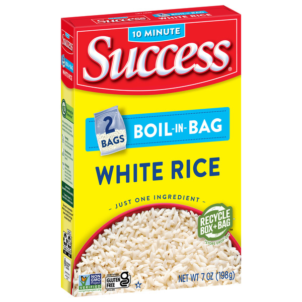 Success White Rice, Boil In Bag — UPC 17400100179 — Go-UPC
