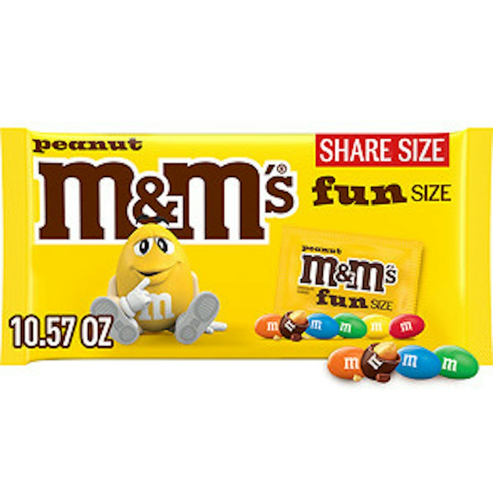 Photo of M&M's Fun Size Peanut Milk Chocolate Candies, 10.57 Ounce