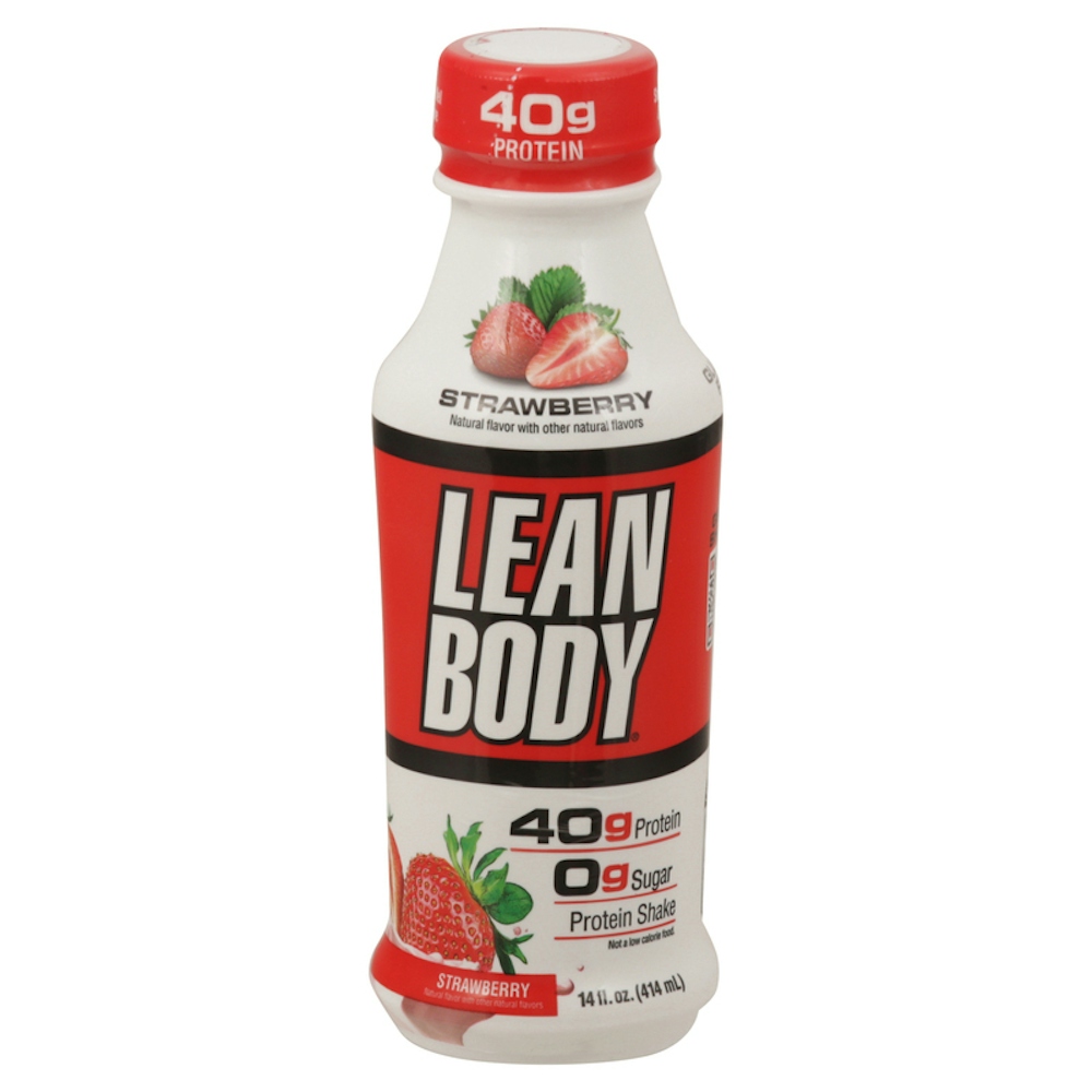Lean Body Protein Shake, Strawberry 14 Fl Oz