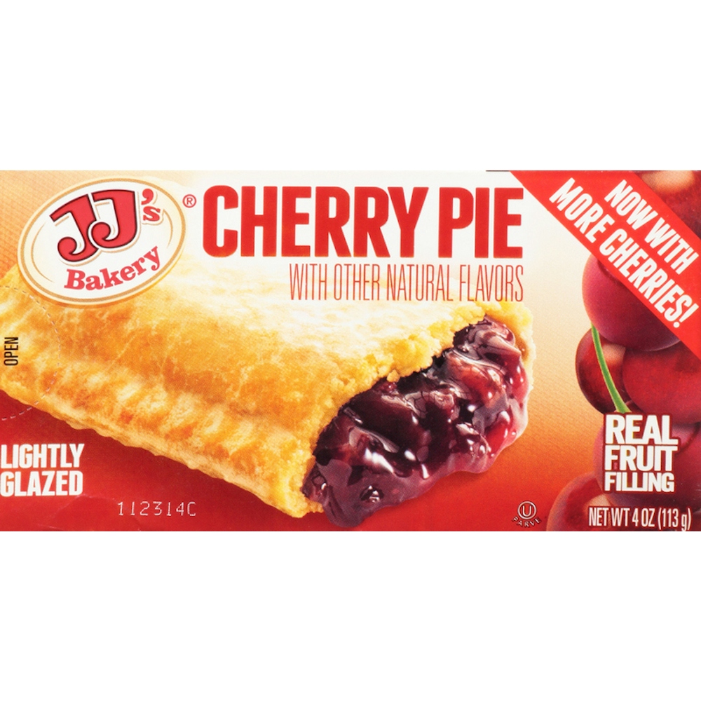 Photo of JJ's Bakery Lightly Glazed Cherry Flavored Pie, Snack Pies, 4 Oz