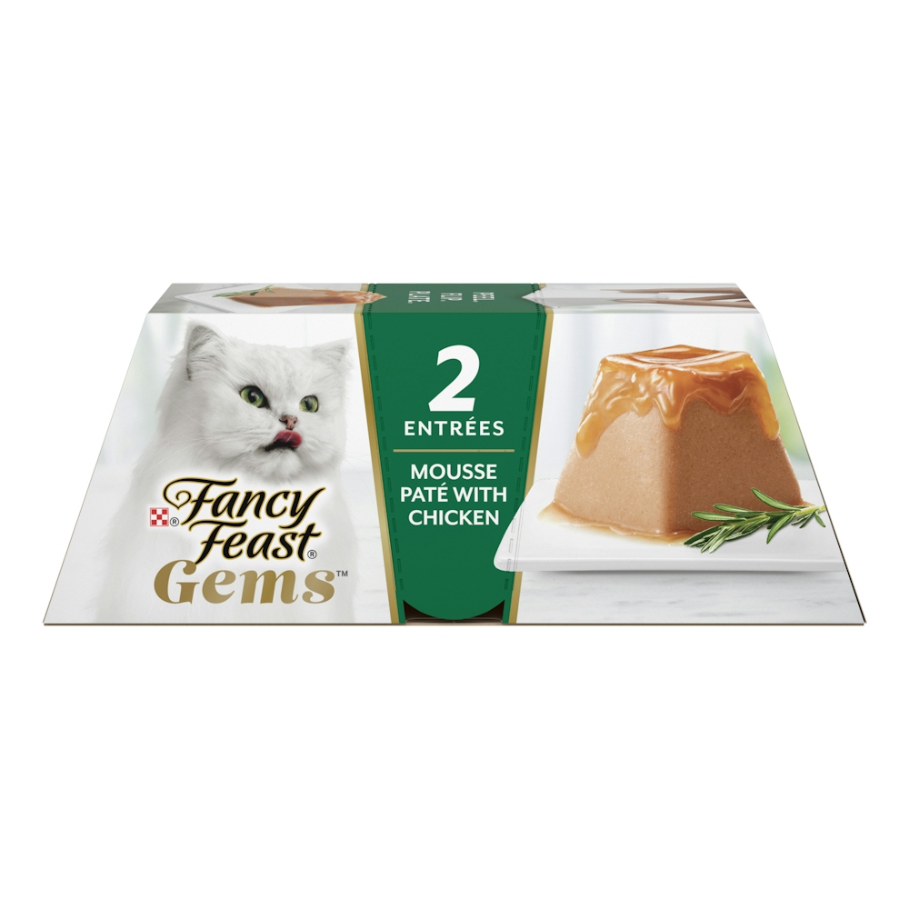 Fancy Feast Gems Cat Food, Gourmet, Mousse Pate With Chicken