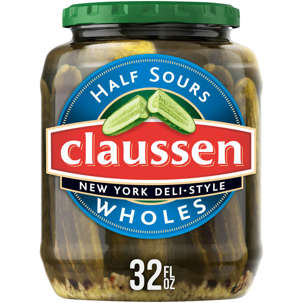 Photo of Claussen Pickles, Half Sours, Wholes, New York Deli Style 32 Fl Oz