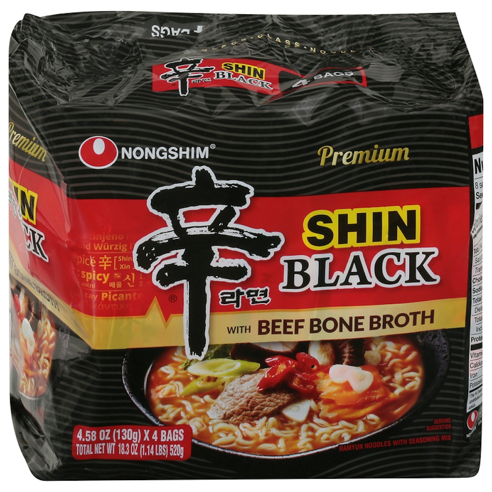 Photo of Nongshim Shin Black Beef Bone Broth Noodle Soup Family Pack