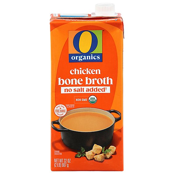 O Organics Organic, Chicken Bone Broth - 32 Oz