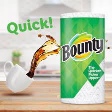 Bounty SAS 12 Roll Paper Towels White Single Plus