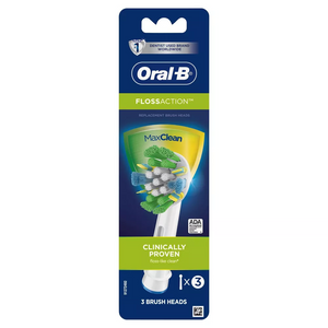 Oral-B Brush Heads - Floss Action - 3 Heads