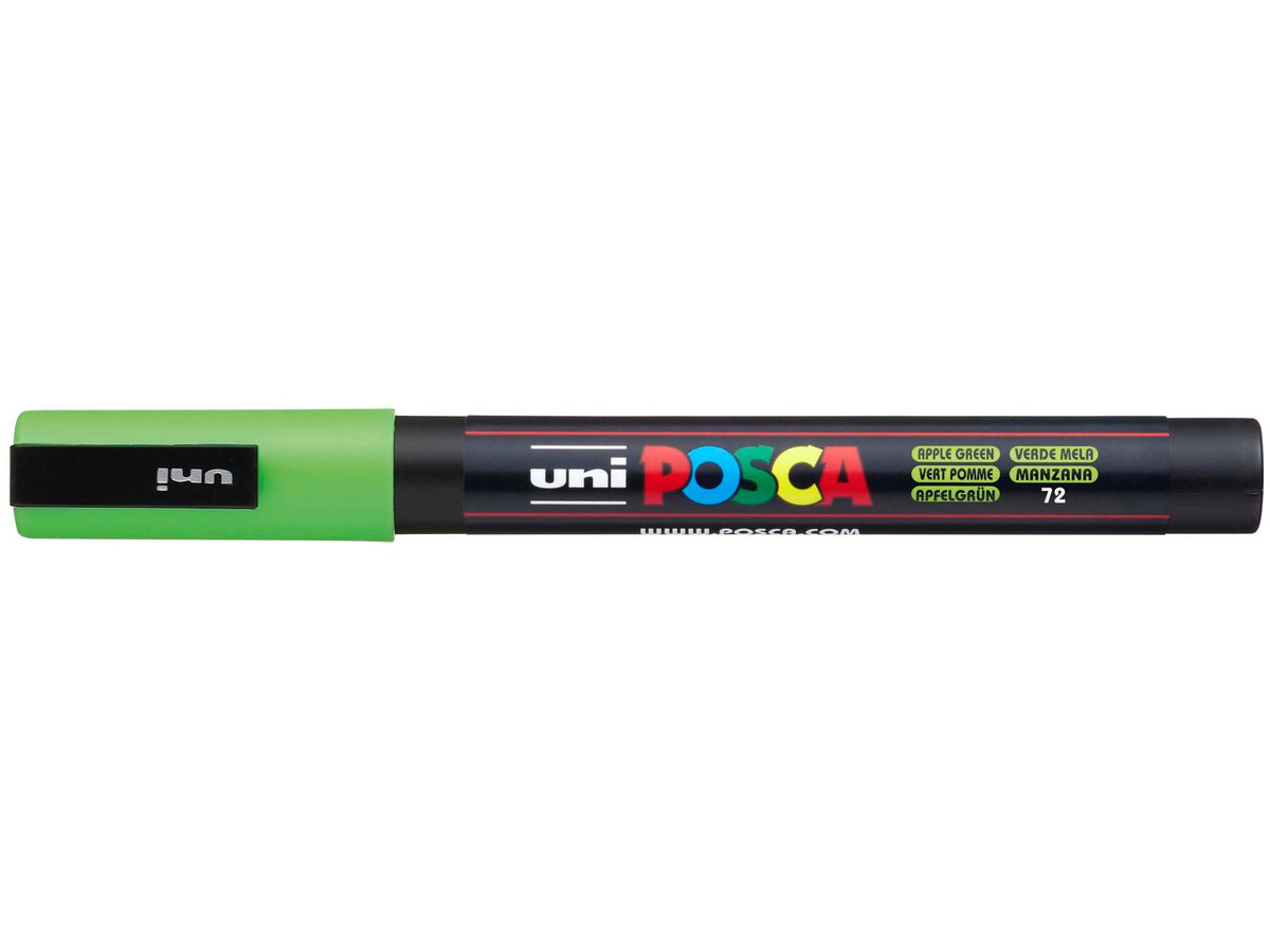 Photo of Posca Paint Marker - Apple Green, Fine, Bullet Tip, 0.9 Mm-1.3 Mm