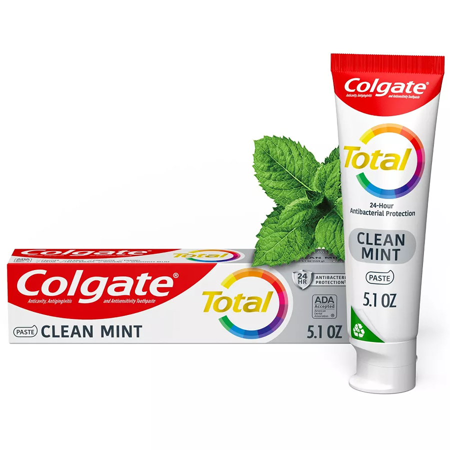 Colgate Total Toothpaste - Clean Mint - 5.1oz — UPC 827854001836 — Go-UPC