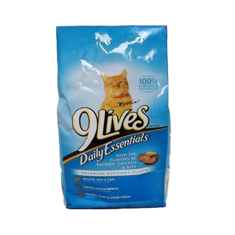 9 Lives Chicken Beef & Salmon Cat Food 3.15 Lb