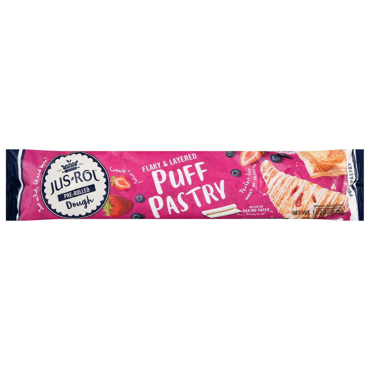 Photo of Jus-Rol Puff Pastry, Dough, Pre-Rolled 13.2 Oz