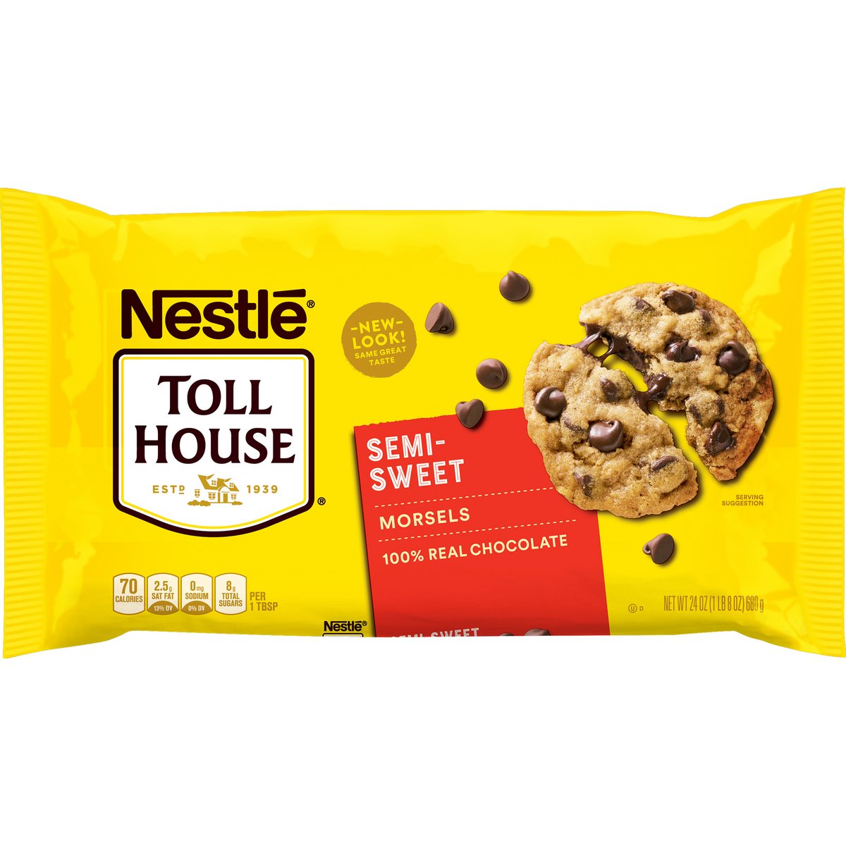Photo of Nestle Toll House Semi Sweet Chocolate Chip Morsels 24 Oz. Bag