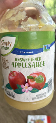 Simply Nature Unsweetened Applesauce