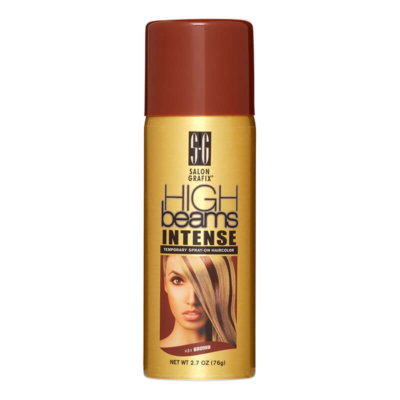Photo of Salon Grafix High Beams Intense Temporary Spray On Hair Color 31 Brown 2.7 Oz