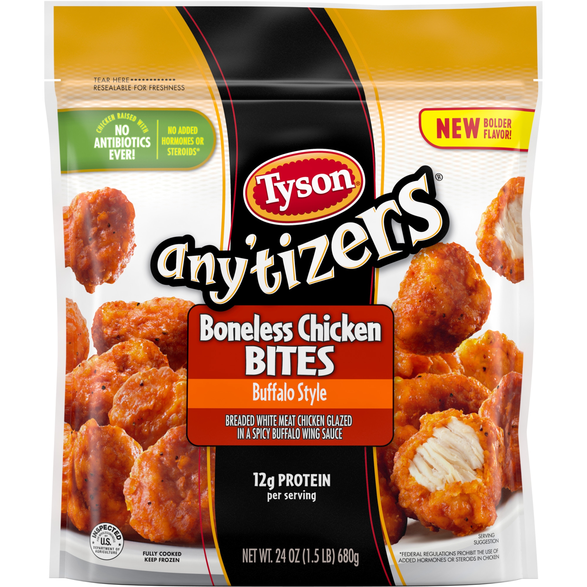 Photo of Tyson Any'tizers Buffalo Style Boneless Chicken Bites - Frozen - 24oz