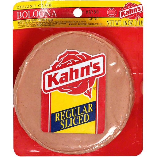 Photo of Kahn's Deluxe Club Bologna Lunchmeat, 1 Lb