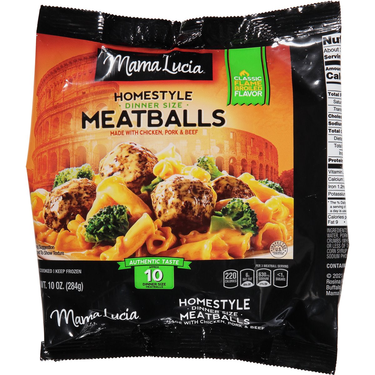 Dinner Size Meatballs