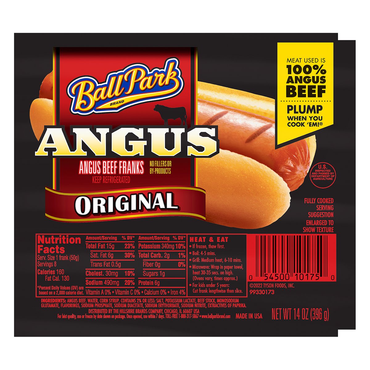 Photo of Ball Park Original Angus Uncured Beef Franks - 14 Ounce