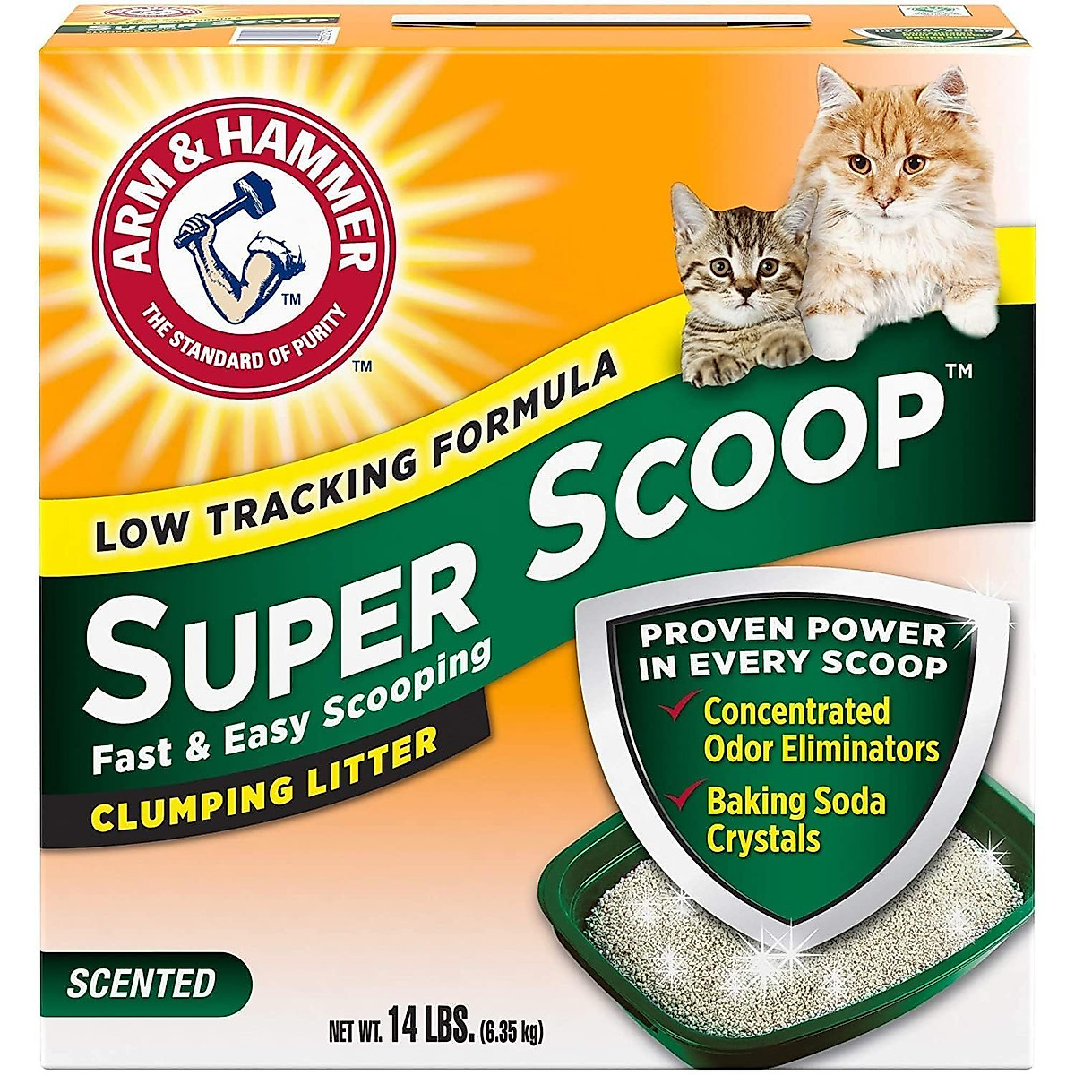 Photo of Arm & Hammer Super Scoop Fresh Scent Clumping Cat Litter, 14-lb