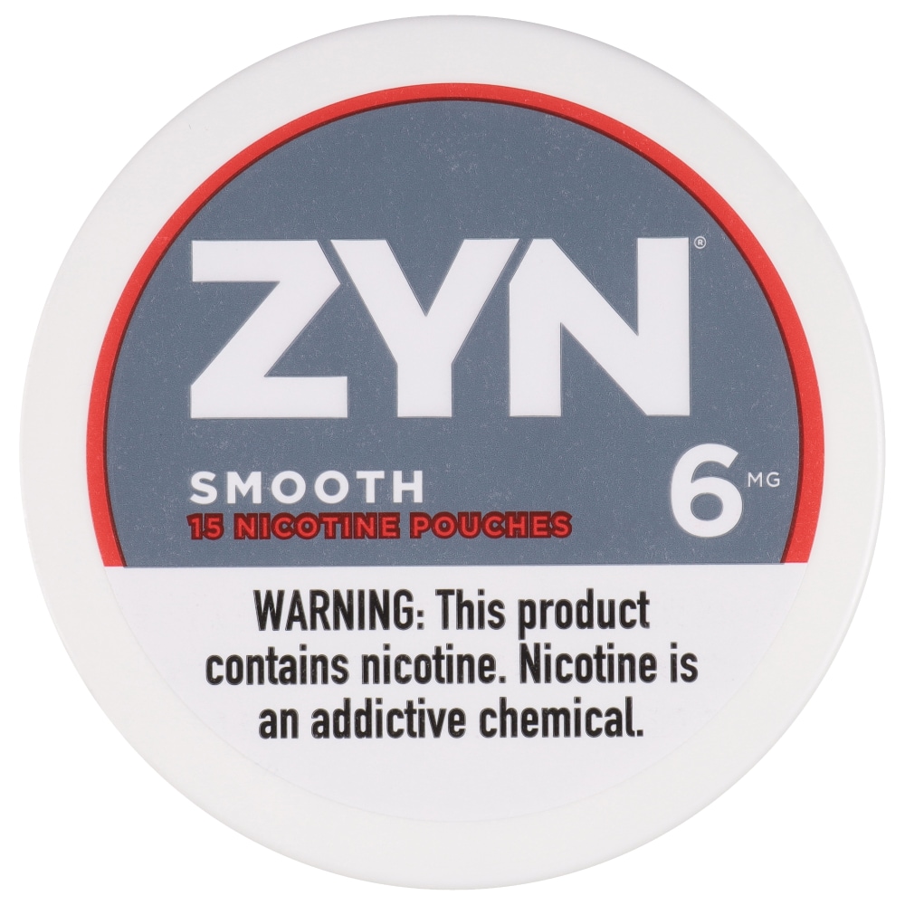 ZYN Nicotine Pouches, Smooth — UPC 609249914026 — Go-UPC