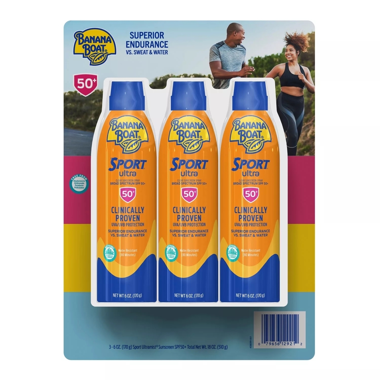 Banana Boat Ultra Sport UltraMist, SPF 50, 6 Ounce