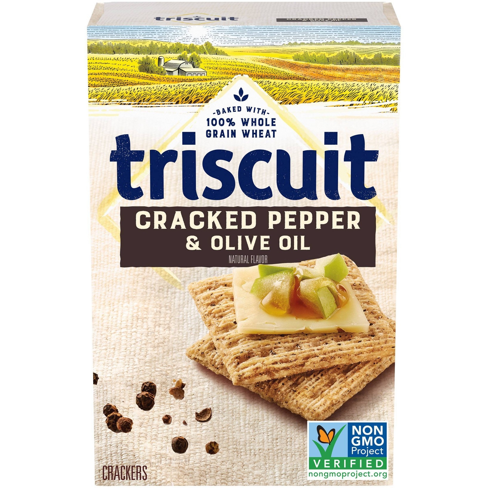 Triscuit Cracked Pepper & Olive Oil Crackers – 8.5oz