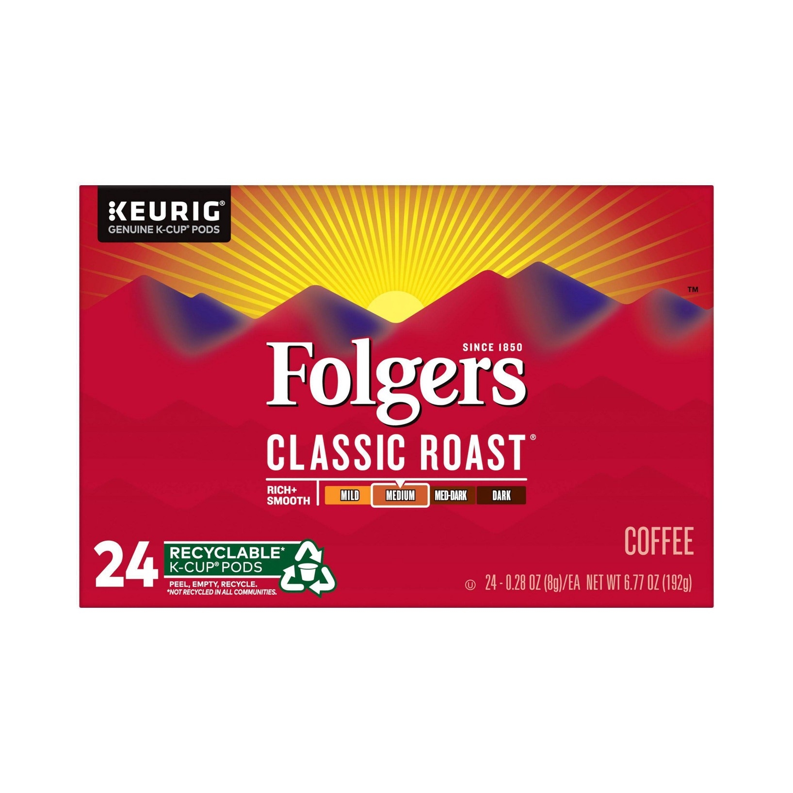 Photo of Folgers Gourmet Selections Classic Roast Coffee K-Cups