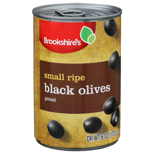 Small Ripe Pitted Black Olives
