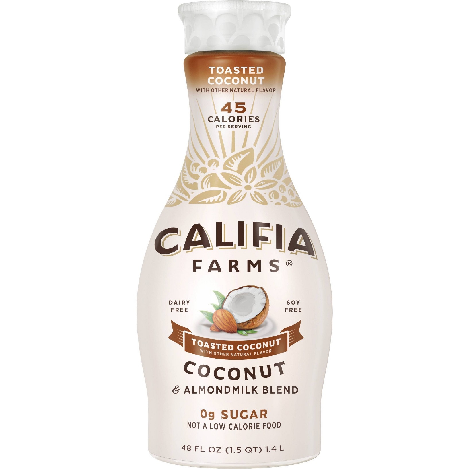 Photo of Califia Farms Dairy-Free Toasted Coconut Almond Milk Blend - 48 Fl Oz