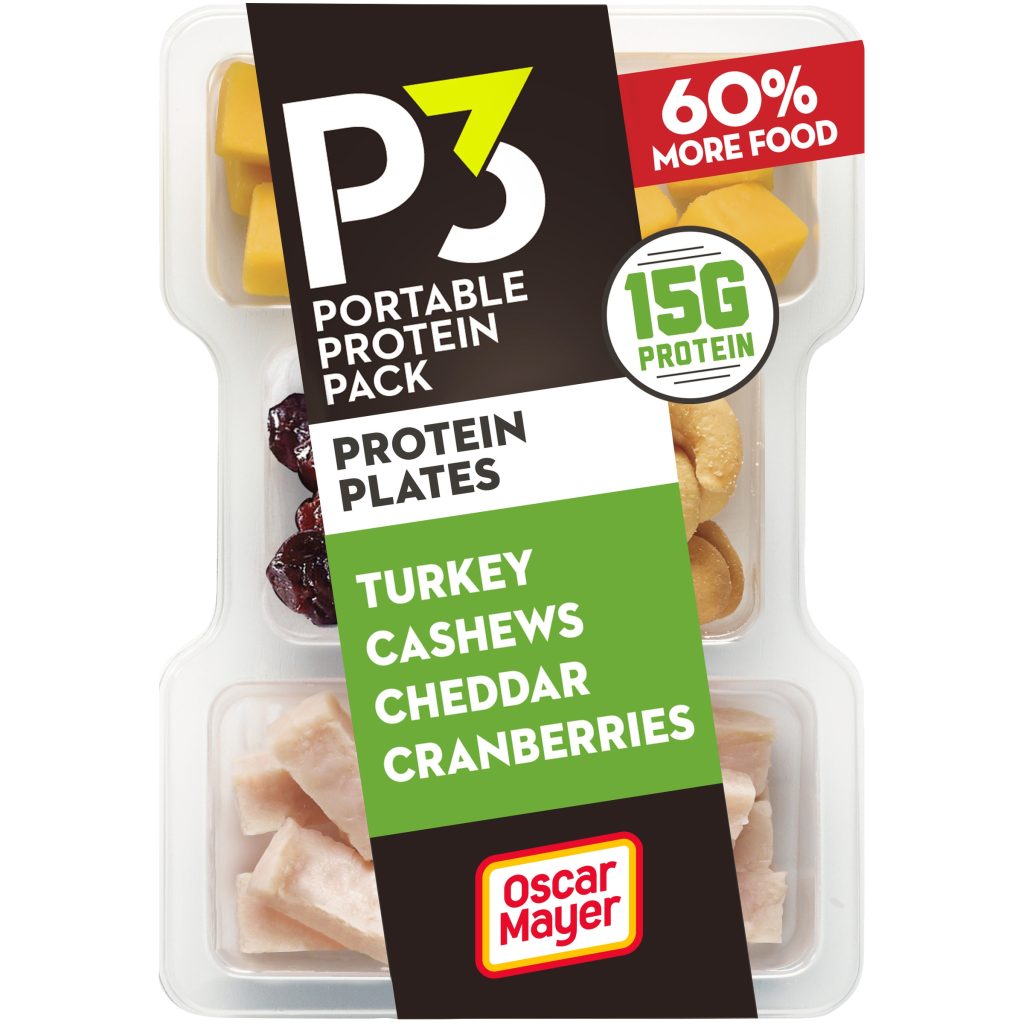 P3 Protein Plates, Turkey Cheddar Cashews Cranberries