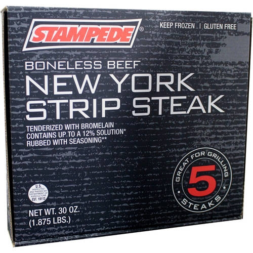 Photo of Fresh Beef Boneless New York Strip Steak, 30 Oz