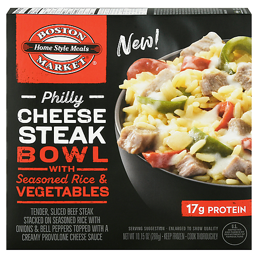 Philly Cheese Steak with Seasoned Rice & Vegetables Tender