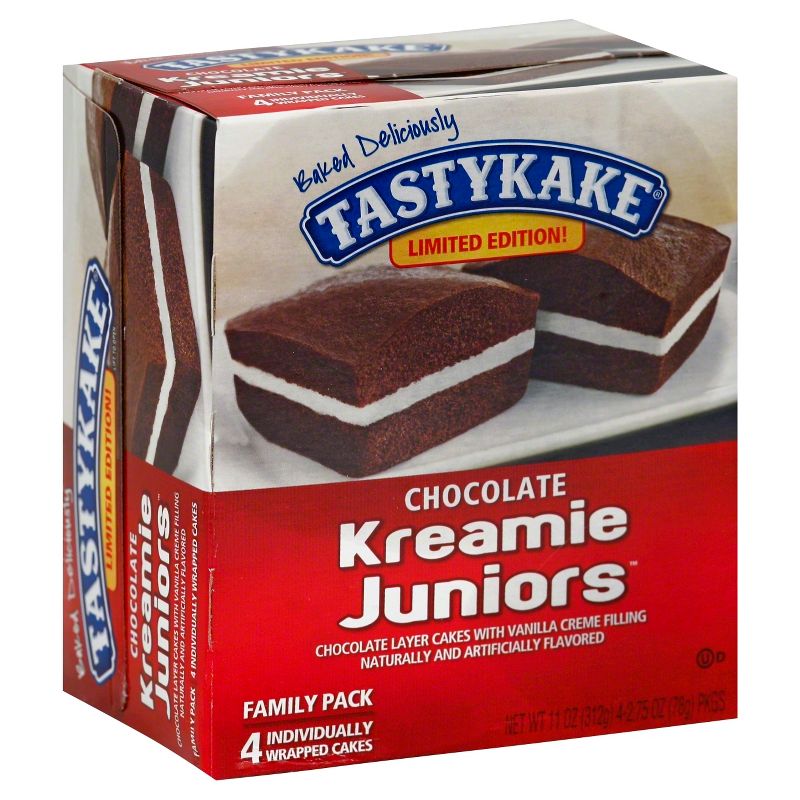 Chocolate Kreamie Chocolate Layer Cakes with Creme Filling, Chocolate