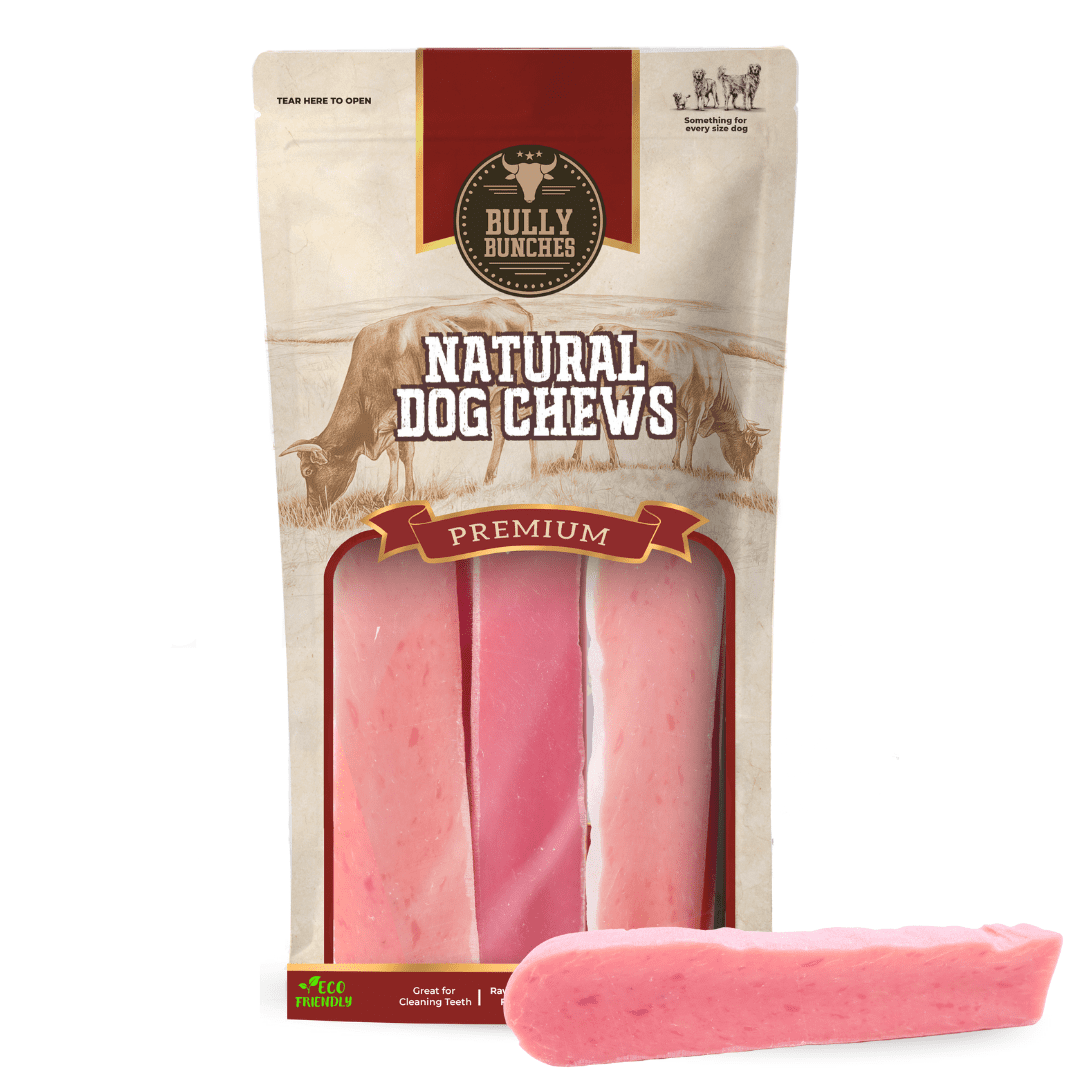 Bully Bunches Premium Strawberry Fruit-Flavored Himalayan Yak Chew (MEDIUM)