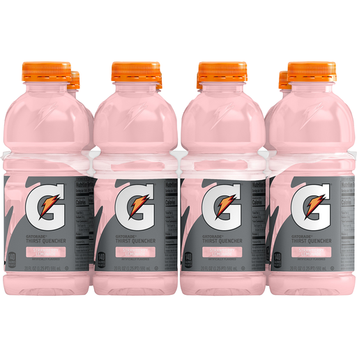 Gatorade Thirst Quencher Strawberry Lemonade (8 - 20 Fl Oz) 160 Fluid Ounce 8 Pack Plastic Bottles