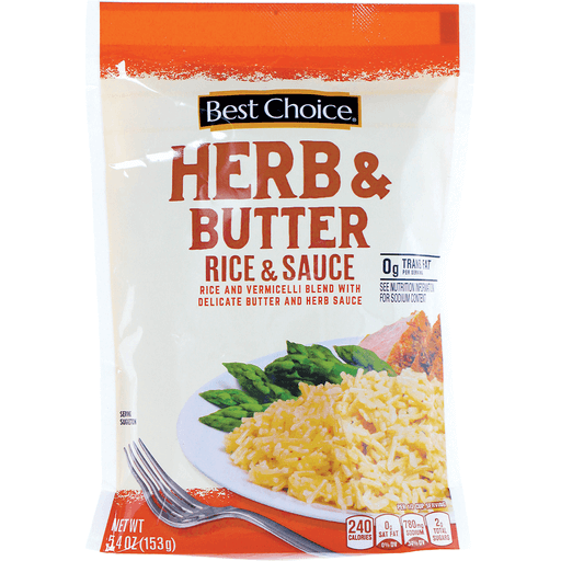 Herb & Butter Rice Blend Mix in a Delicate Sauce, Herb & Butter