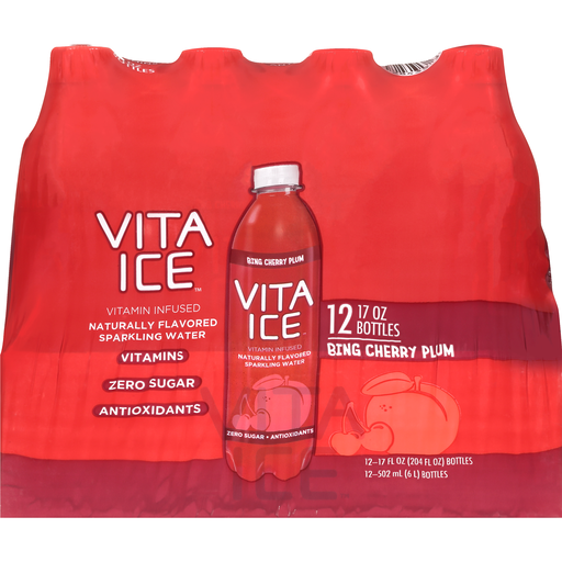 Bing Cherry Plum Sparkling Water, Bing Cherry Plum