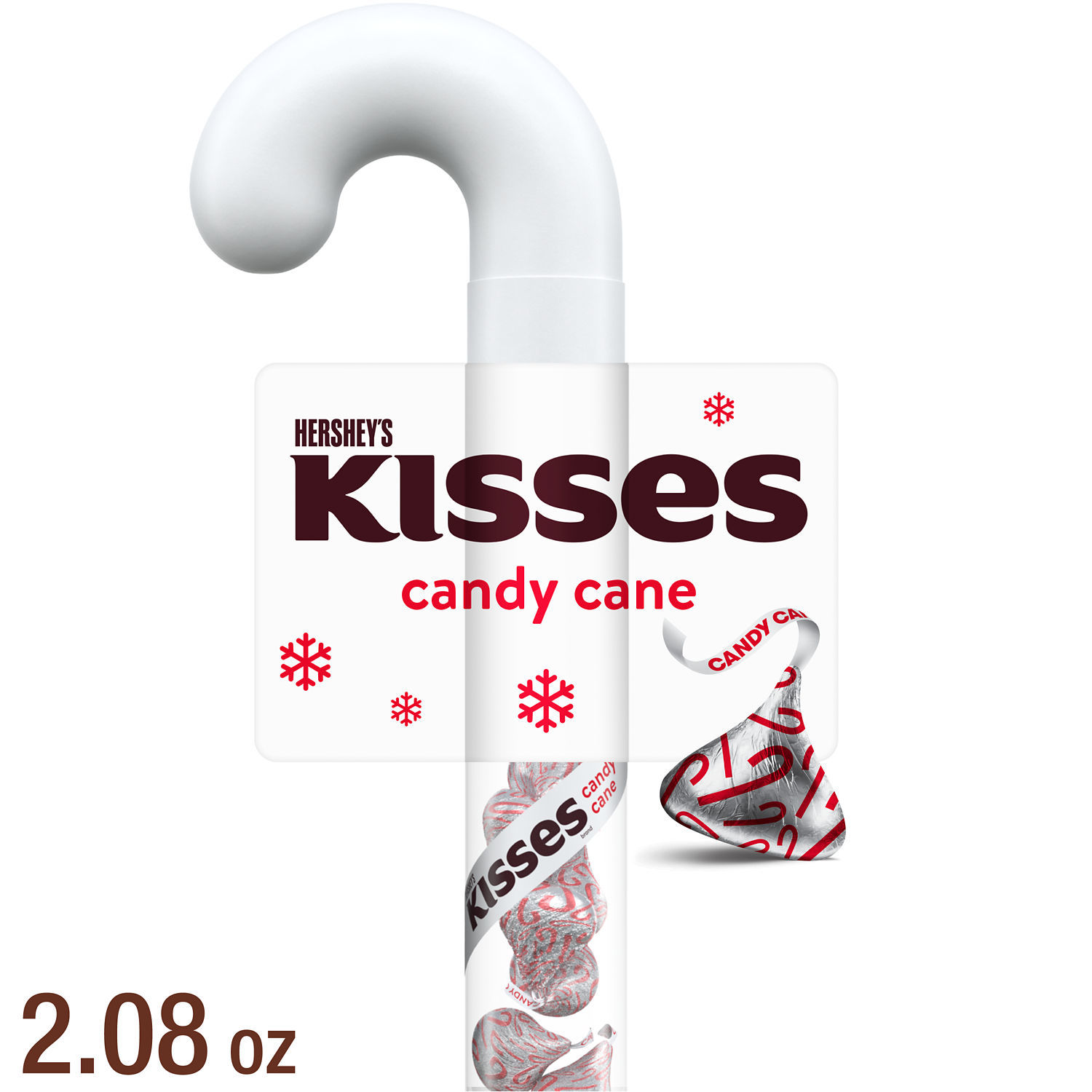 Photo of Hershey's Kisses Mint Candy Cane