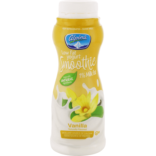 Alpina, Low Fat Yogurt Smoothie, Vanilla