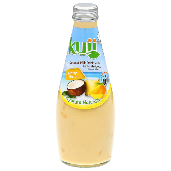 Photo of Kuii Coconut Milk Drink, With Nata De Coco, Mango Flavor 9.8 Fl Oz