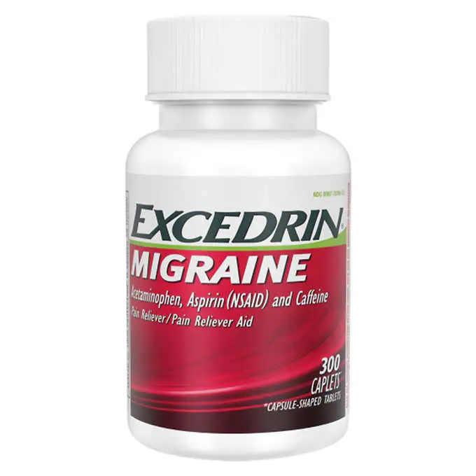 Excedrin Migraine Relief 300 Caplets Pain Relievel