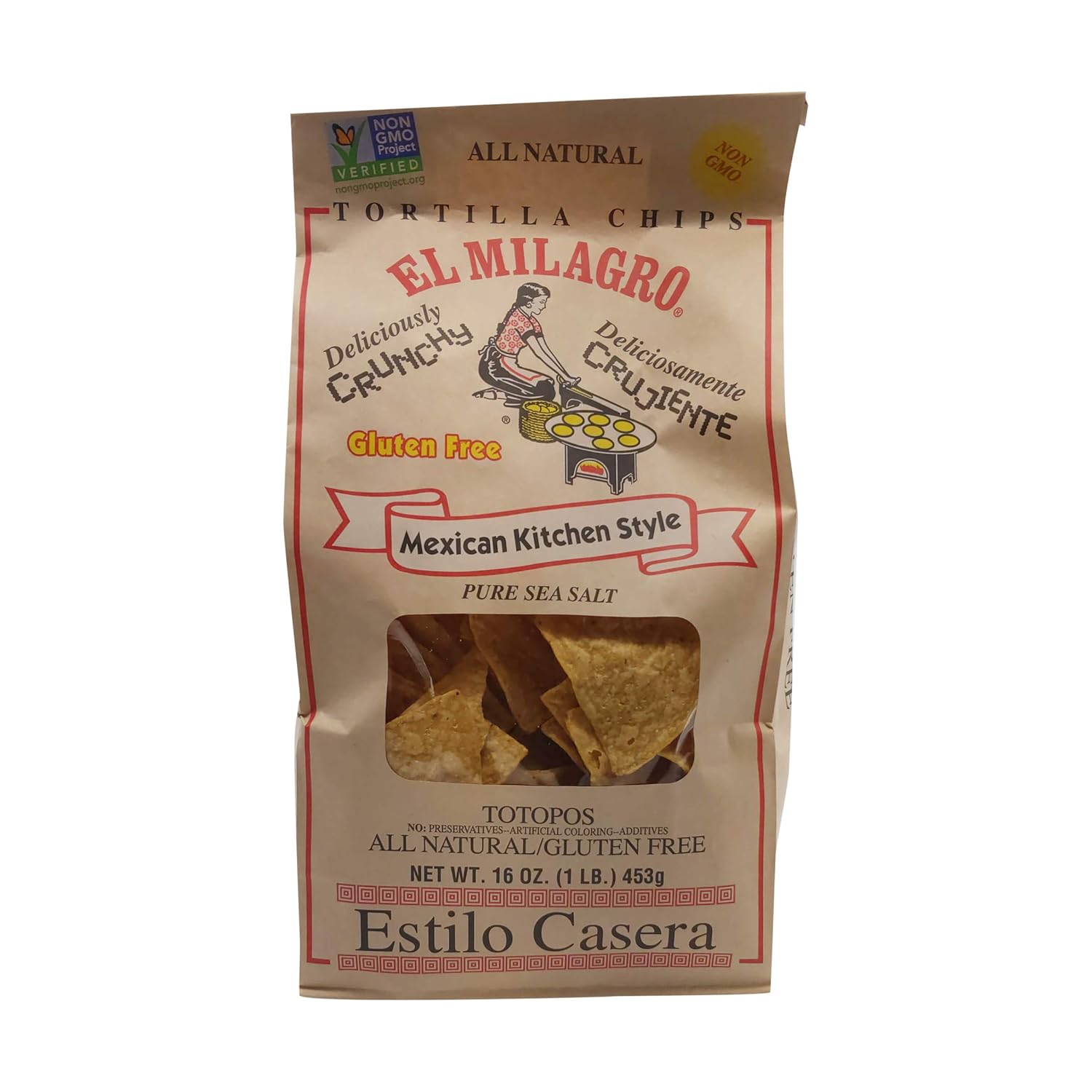 El Milagro Mexican Kitchen Style Tortilla Chips - 16oz