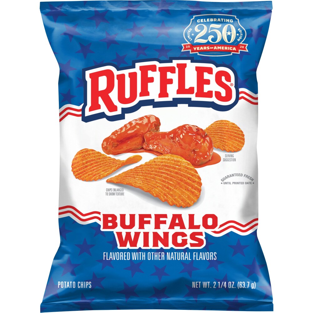 Ruffles Buffalo Wings Potato Chips — UPC 28400802543 — Go-UPC