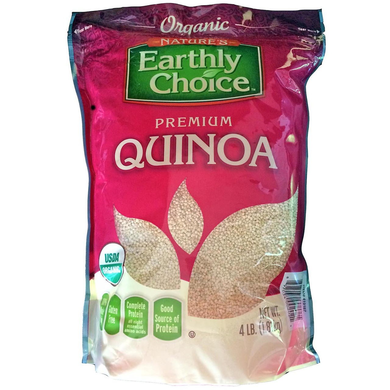 Nature's Earthly Choice S Organic Quinoa (1 X 4 Lbs)